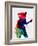 Teddybear Watercolor-Lora Feldman-Framed Art Print