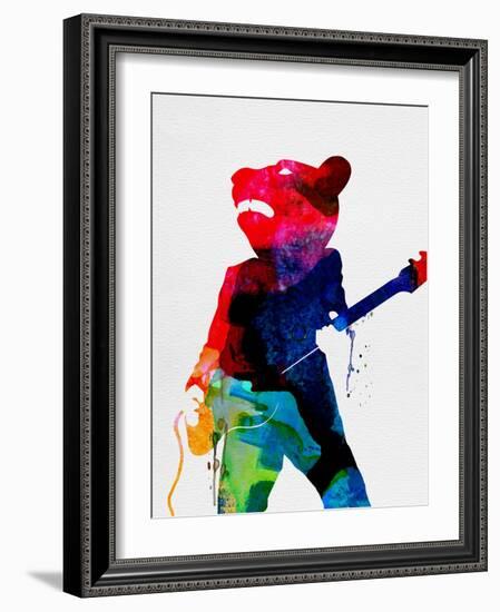 Teddybear Watercolor-Lora Feldman-Framed Art Print