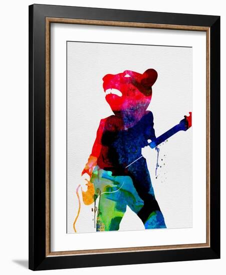 Teddybear Watercolor-Lora Feldman-Framed Art Print