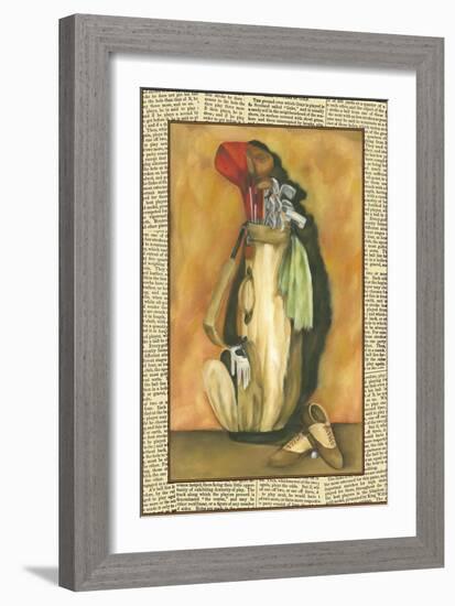 Tee it Up II-Jennifer Goldberger-Framed Art Print