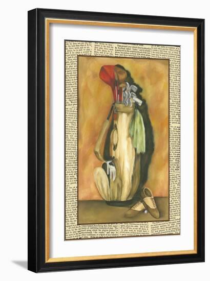 Tee it Up II-Jennifer Goldberger-Framed Art Print