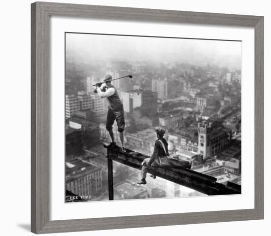 Tee Time-null-Framed Art Print