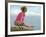 Teen Gymnast Cathy Rigby Performing on Balance Beam-John Dominis-Framed Premium Photographic Print