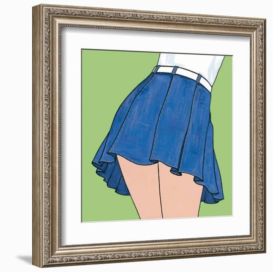 Teen I-E^ Serine-Framed Art Print
