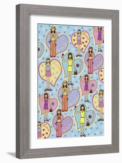 Teen Years-Maria Trad-Framed Giclee Print