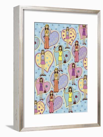 Teen Years-Maria Trad-Framed Giclee Print