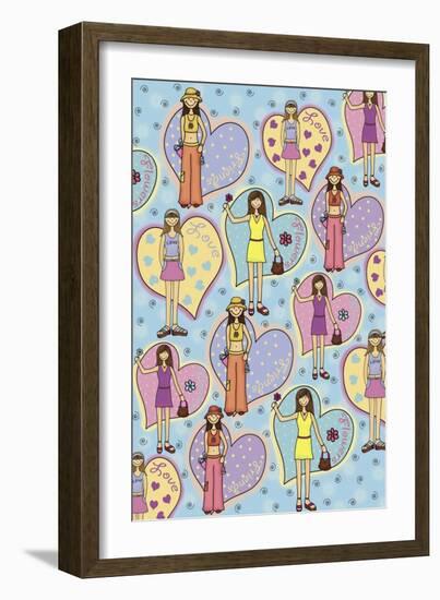 Teen Years-Maria Trad-Framed Giclee Print