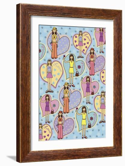 Teen Years-Maria Trad-Framed Giclee Print