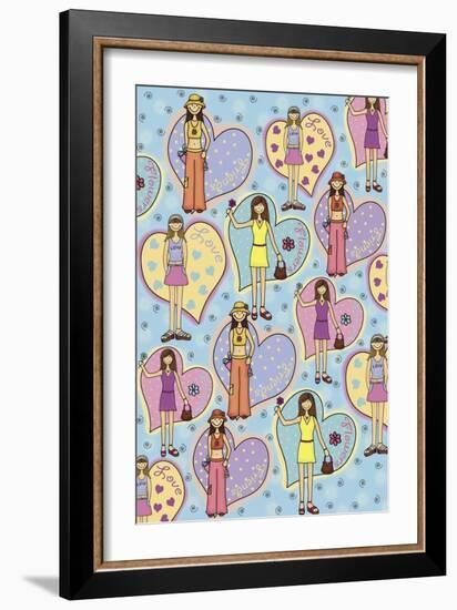 Teen Years-Maria Trad-Framed Giclee Print