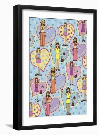 Teen Years-Maria Trad-Framed Giclee Print