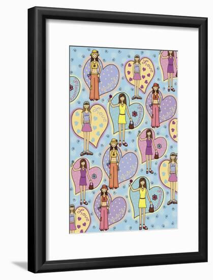 Teen Years-Maria Trad-Framed Giclee Print