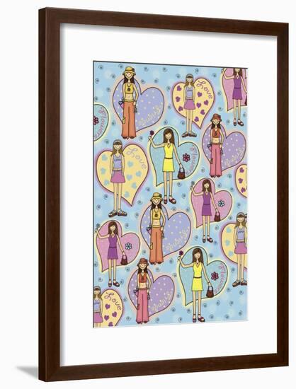 Teen Years-Maria Trad-Framed Premium Giclee Print