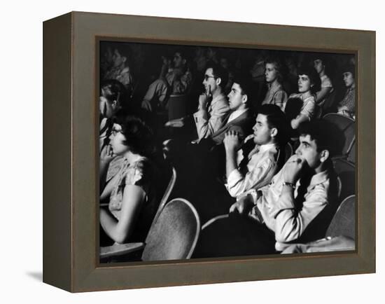 Teenage Audience Indoors at the Movies-Gordon Parks-Framed Premier Image Canvas