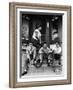 Teenage Boys Hangout on Stoop of Local Store Front-Gordon Parks-Framed Photographic Print