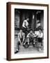 Teenage Boys Hangout on Stoop of Local Store Front-Gordon Parks-Framed Photographic Print
