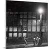 Teenage Boys Whiling Away a Summer Night on the Street-Gordon Parks-Mounted Photographic Print