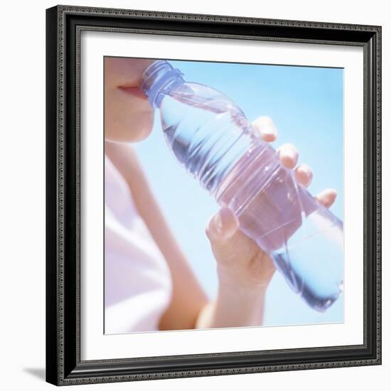Teenage Girl Drinking Water-Cristina-Framed Premium Photographic Print