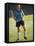 Teenage Girl on a Soccer Field-null-Framed Premier Image Canvas