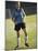 Teenage Girl on a Soccer Field-null-Mounted Photographic Print