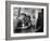 Teenage Girls Drinking Milkshakes at a Local Restaurant-Francis Miller-Framed Photographic Print