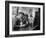 Teenage Girls Drinking Milkshakes at a Local Restaurant-Francis Miller-Framed Photographic Print