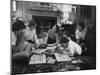 Teenage Girls Looking over their Stamp Albums-Yale Joel-Mounted Photographic Print