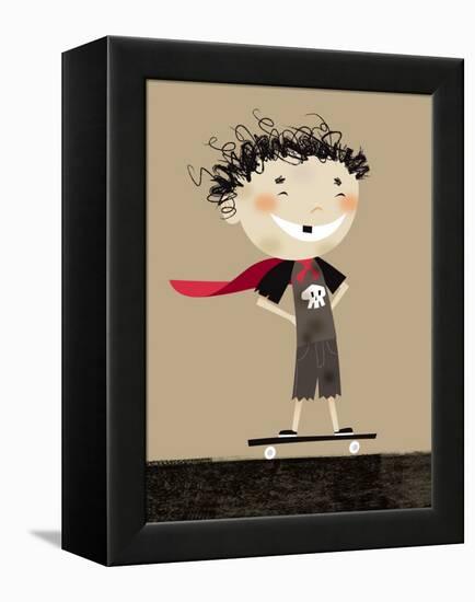 Teenage superhero-Harry Briggs-Framed Premier Image Canvas