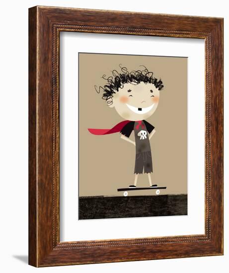 Teenage superhero-Harry Briggs-Framed Giclee Print