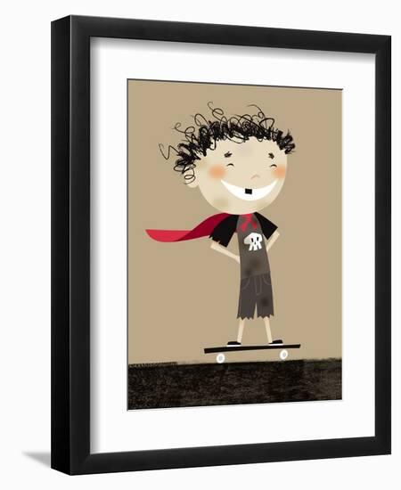 Teenage superhero-Harry Briggs-Framed Giclee Print