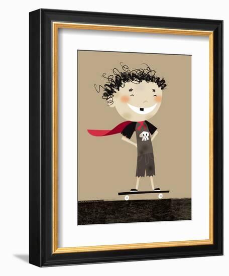 Teenage superhero-Harry Briggs-Framed Giclee Print