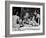 Teenager Suzie Slattery and Freinds Enjoying a Pool Party-Yale Joel-Framed Photographic Print