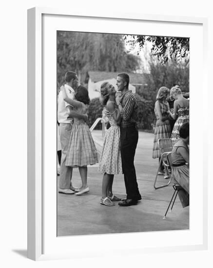 Teenager Suzie Slattery Dancing with Boyfriend Ted Sten-Yale Joel-Framed Photographic Print