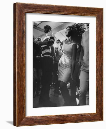 Teenagers Dancing at TV's Hullaballoo Scene-null-Framed Photographic Print