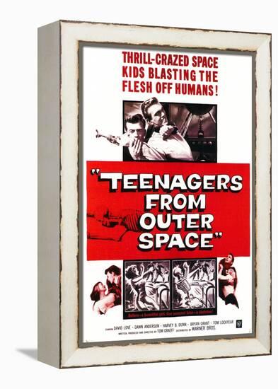 Teenagers From Outer Space, 1959-null-Framed Stretched Canvas