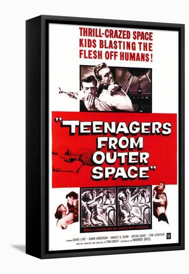 Teenagers From Outer Space, 1959-null-Framed Stretched Canvas