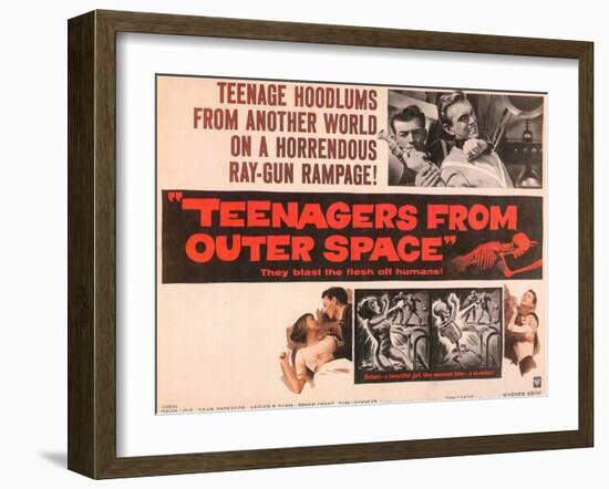 Teenagers From Outer Space, 1959-null-Framed Art Print