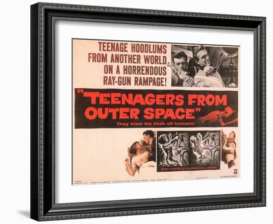 Teenagers From Outer Space, 1959-null-Framed Art Print