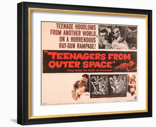 Teenagers From Outer Space, 1959-null-Framed Art Print