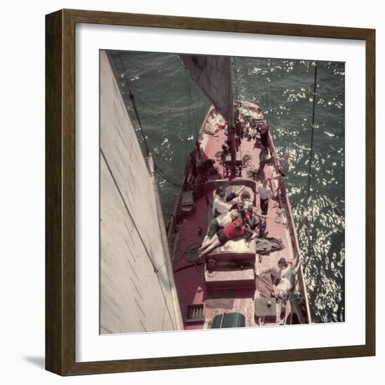 Teenagers Weekend Sailing, Seattle, Washington, 1950-Loomis Dean-Framed Photographic Print