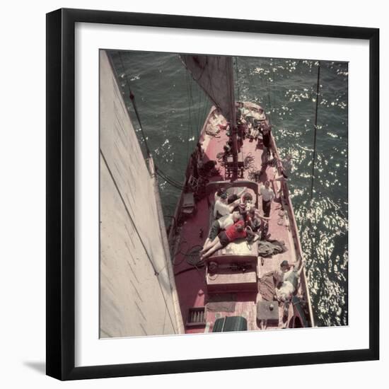 Teenagers Weekend Sailing, Seattle, Washington, 1950-Loomis Dean-Framed Photographic Print