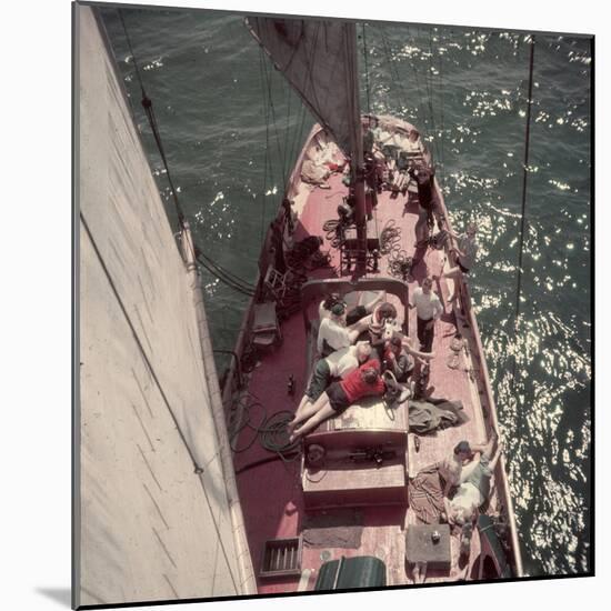 Teenagers Weekend Sailing, Seattle, Washington, 1950-Loomis Dean-Mounted Photographic Print