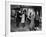 Teens Dancing the 'Twist' Outside the Brooklyn Fox Theatre, 1969-null-Framed Photo