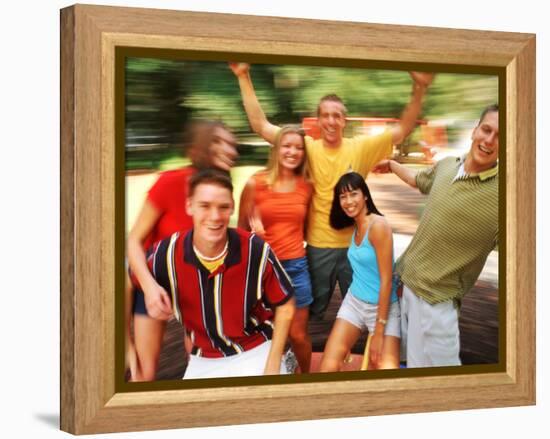 Teens Having Fun Outdoors-Bill Bachmann-Framed Premier Image Canvas