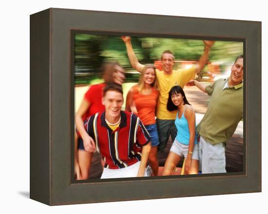 Teens Having Fun Outdoors-Bill Bachmann-Framed Premier Image Canvas