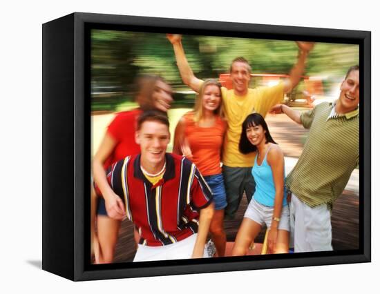 Teens Having Fun Outdoors-Bill Bachmann-Framed Premier Image Canvas