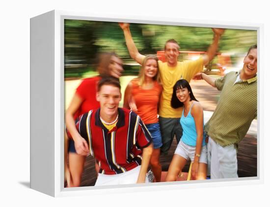 Teens Having Fun Outdoors-Bill Bachmann-Framed Premier Image Canvas