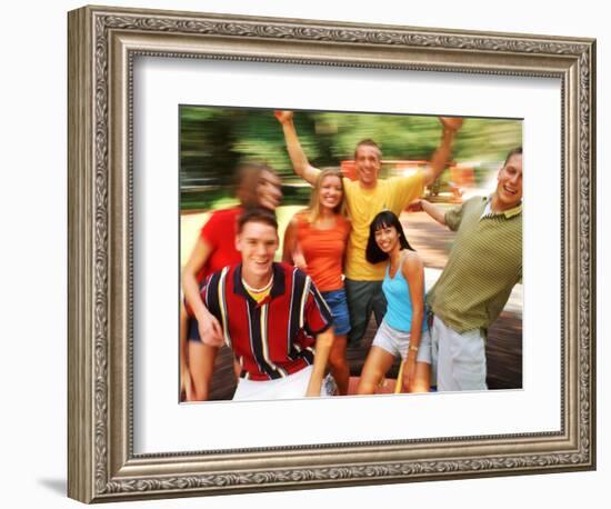 Teens Having Fun Outdoors-Bill Bachmann-Framed Photographic Print