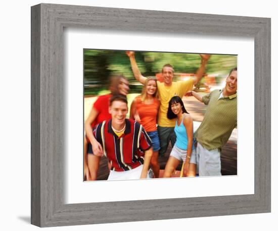 Teens Having Fun Outdoors-Bill Bachmann-Framed Photographic Print