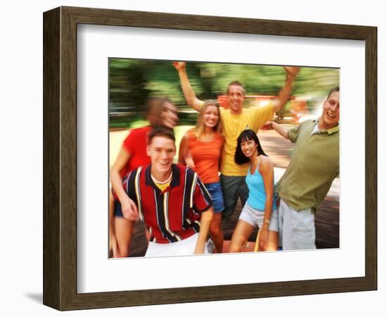 Teens Having Fun Outdoors-Bill Bachmann-Framed Photographic Print