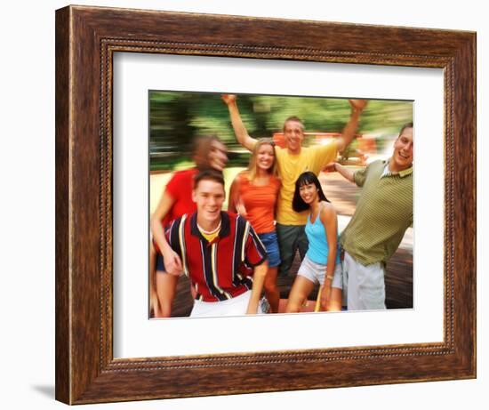 Teens Having Fun Outdoors-Bill Bachmann-Framed Photographic Print